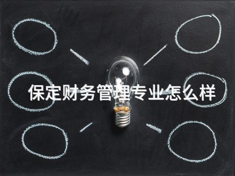 保定財務管理專業怎么樣(圖1) 保定財務管理專業怎么樣(圖1)
