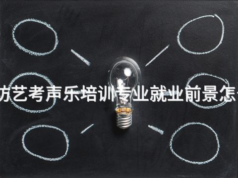 濰坊藝考聲樂培訓專業就業前景怎么樣