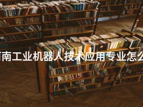 河南工业机器人技术应用专业怎么样
