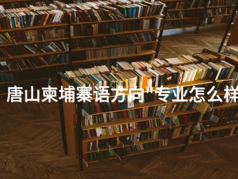 唐山柬埔寨语方向"专业怎么样