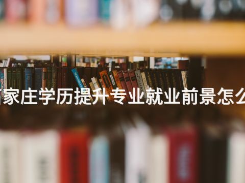 石家莊學歷提升專業就業前景怎么樣(圖1) 石家莊學歷提升專業就業前景怎么樣(圖1)