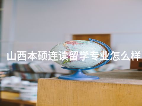 山西本硕连读留学专业怎么样