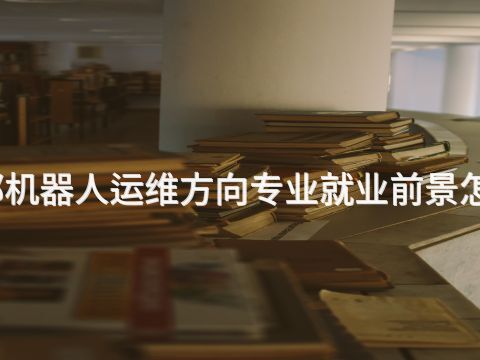 成都机器人运维方向专业就业前景怎么样