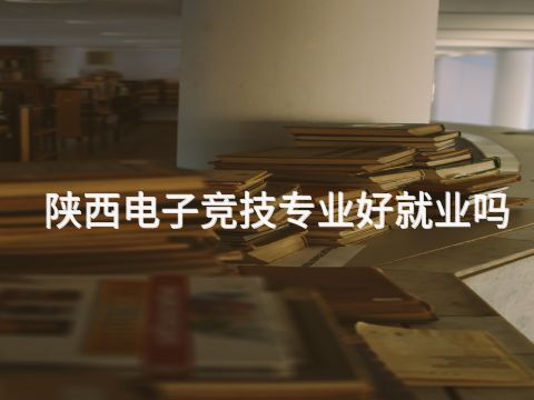 陕西电子竞技专业好就业吗