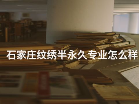 石家庄纹绣半永久专业怎么样(图1) 石家庄纹绣半永久专业怎么样(图1)