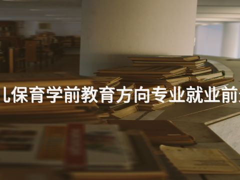 沧州幼儿保育学前教育方向专业就业前景怎么样(图1) 沧州幼儿保育学前教育方向专业就业前景怎么样(图1)