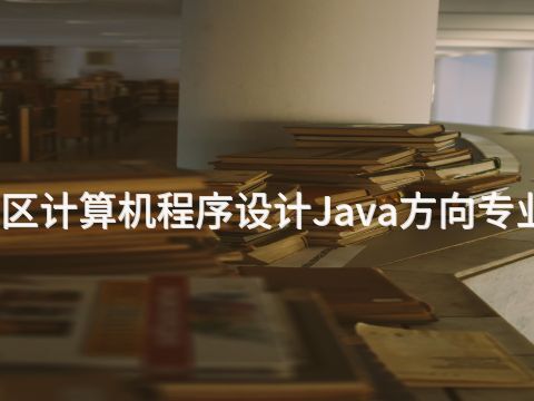 雄安新区计算机程序设计Java方向专业怎么样