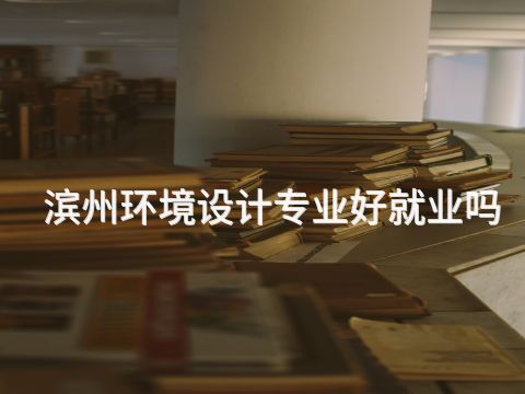 滨州环境设计专业好就业吗