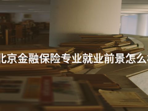 北京金融保险专业就业前景怎么样