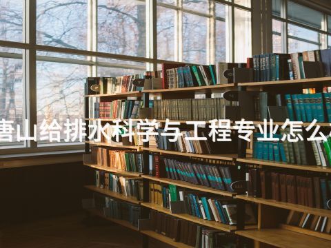 唐山给排水科学与工程专业怎么样