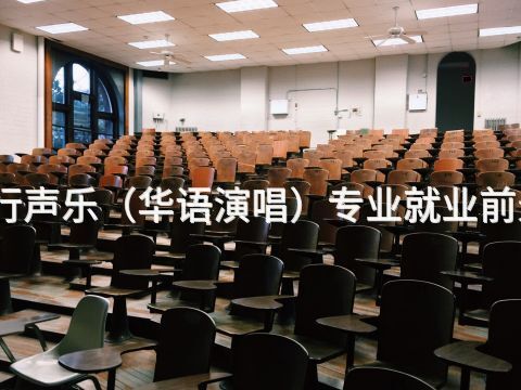德州流行声乐（华语演唱）专业就业前景怎么样
