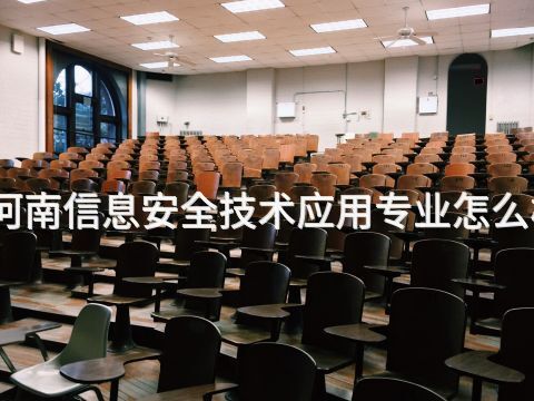 河南信息安全技术应用专业怎么样