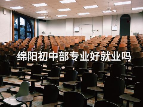绵阳初中部专业好就业吗