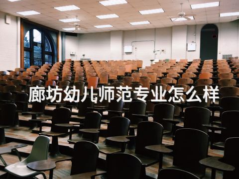 廊坊幼儿师范专业怎么样