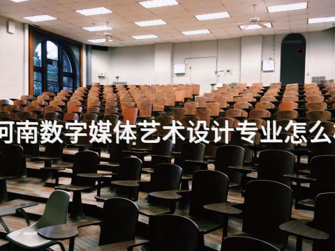 河南数字媒体艺术设计专业怎么样