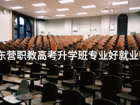 东营职教高考升学班专业好就业吗