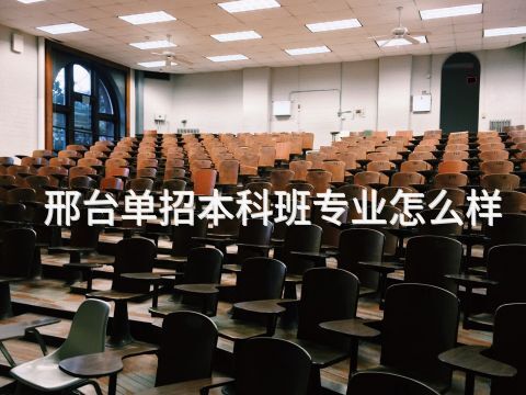 邢台单招本科班专业怎么样(图1) 邢台单招本科班专业怎么样(图1)
