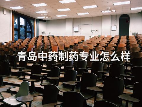 青岛中药制药专业怎么样