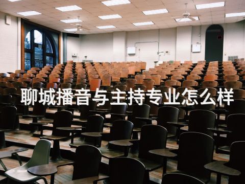 聊城播音与主持专业怎么样