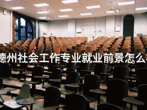 德州社会工作专业就业前景怎么样