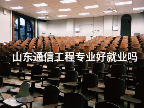 山东通信工程专业好就业吗(图1)