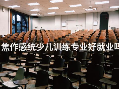 焦作感统少儿训练专业好就业吗