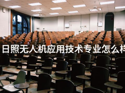 日照无人机应用技术专业怎么样