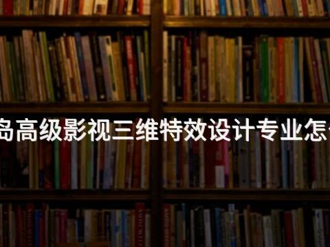 青岛高级影视三维特效设计专业怎么样
