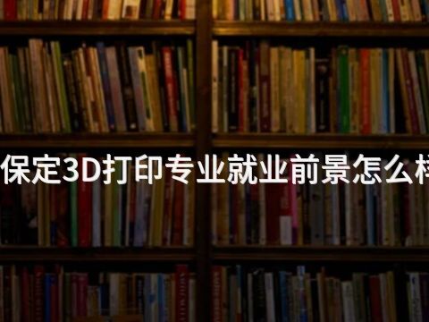 保定3D打印专业就业前景怎么样