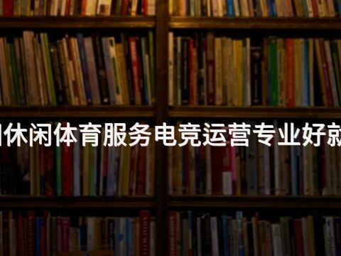 绵阳休闲体育服务电竞运营专业好就业吗