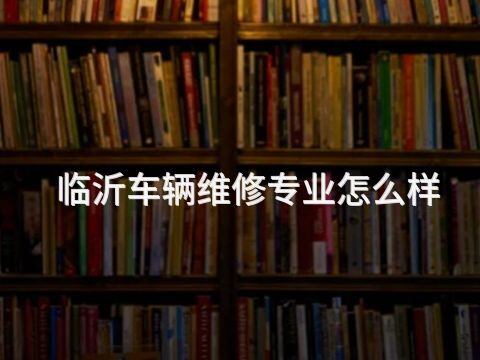 临沂车辆维修专业怎么样(图1) 临沂车辆维修专业怎么样(图1)