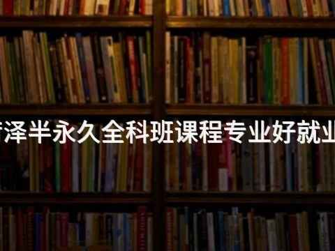 菏泽半永久全科班课程专业好就业吗(图1) 菏泽半永久全科班课程专业好就业吗(图1)