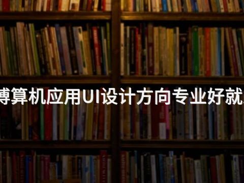 淄博算机应用UI设计方向专业好就业吗