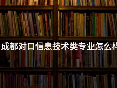 成都对口信息技术类专业怎么样