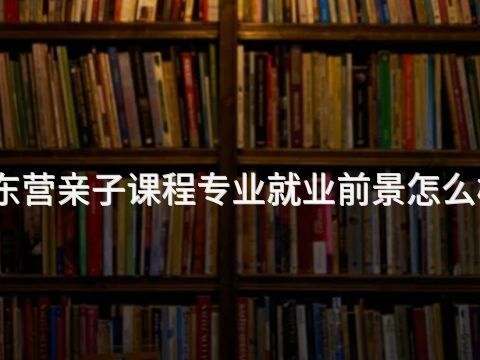 东营亲子课程专业就业前景怎么样