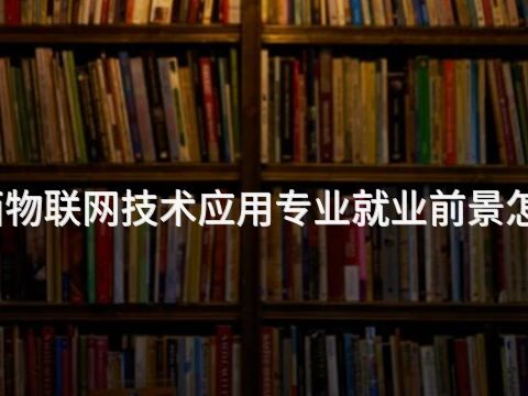 山西物联网技术应用专业就业前景怎么样