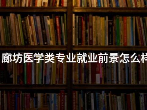 廊坊医学类专业就业前景怎么样