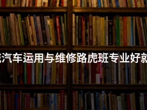 聊城汽车运用与维修路虎班专业好就业吗
