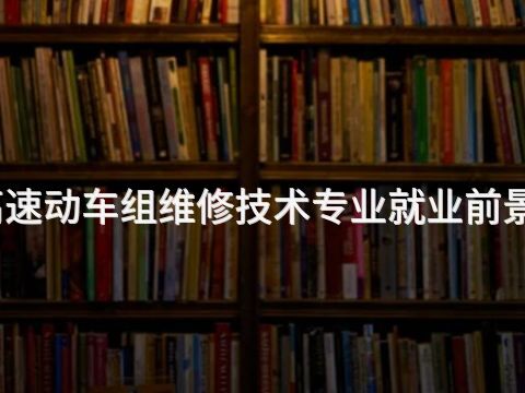 德州高速动车组维修技术专业就业前景怎么样