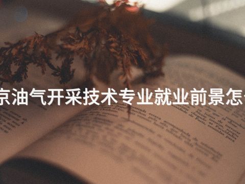 北京油气开采技术专业就业前景怎么样