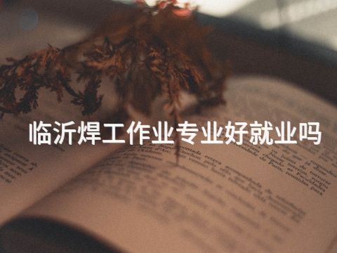 临沂焊工作业专业好就业吗(图1) 临沂焊工作业专业好就业吗(图1)