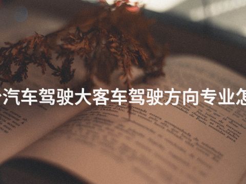烟台汽车驾驶大客车驾驶方向专业怎么样