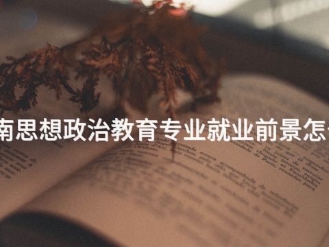 济南思想政治教育专业就业前景怎么样