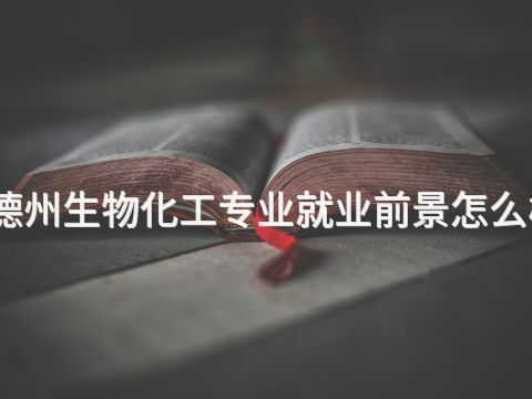 德州生物化工专业就业前景怎么样