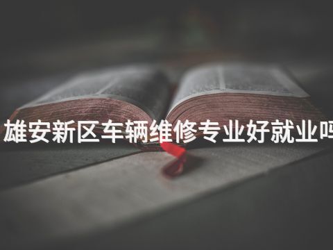 雄安新区车辆维修专业好就业吗