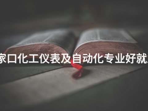 张家口化工仪表及自动化专业好就业吗