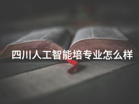 四川人工智能培专业怎么样(图1) 四川人工智能培专业怎么样(图1)