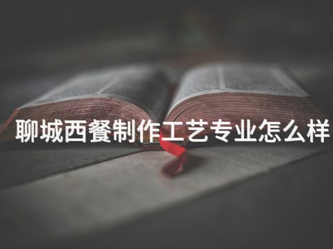 聊城西餐制作工艺专业怎么样