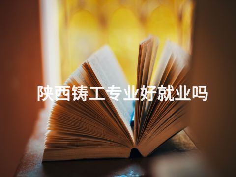 陕西铸工专业好就业吗