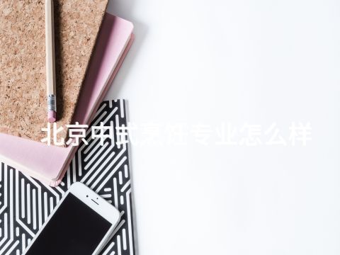 北京中式烹饪专业怎么样